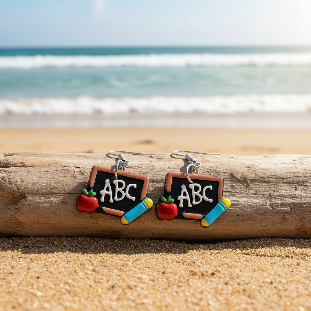 Cute Blackboard Design Drop Earrings
