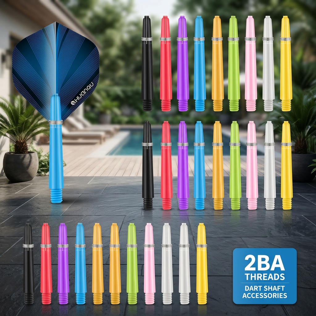 27pcs Darts Set with PC Shafts & 2BA Thread