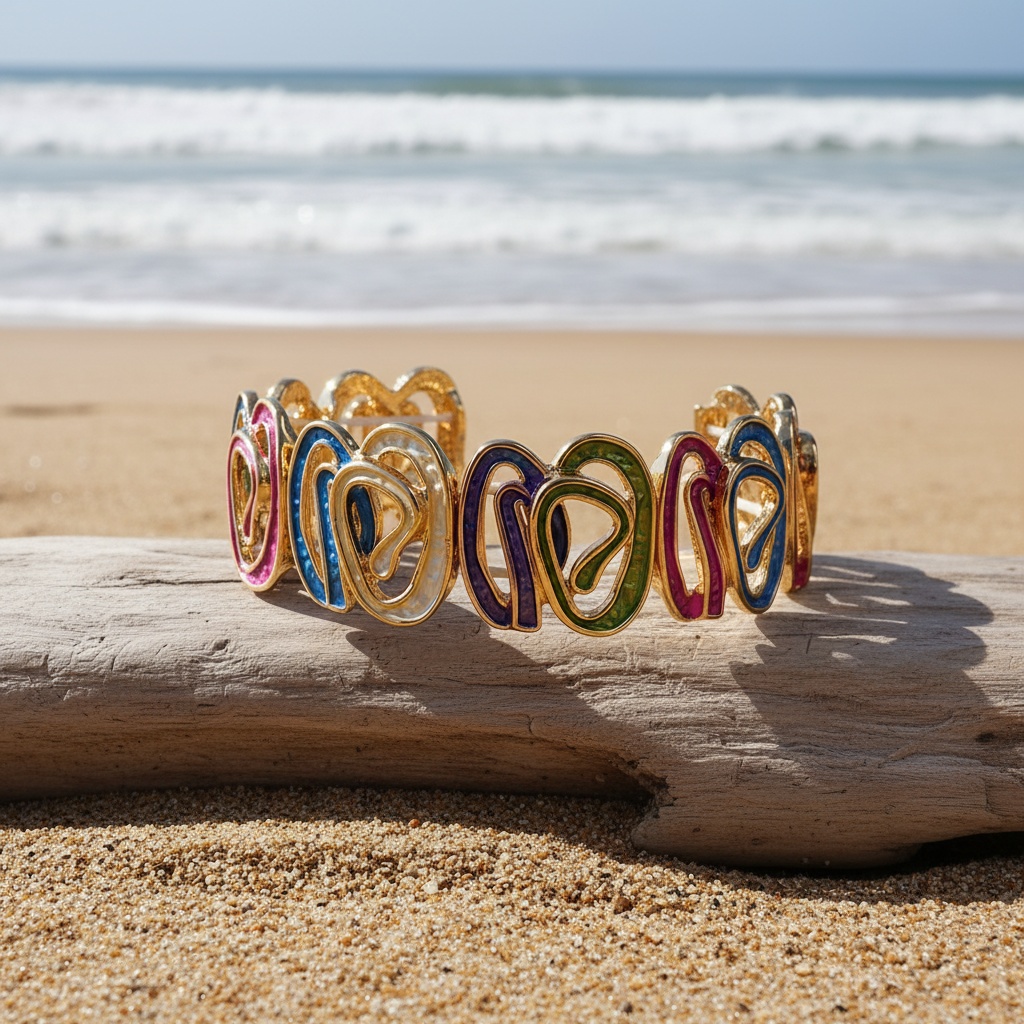 Women's Boho Minimalist Elastic Zinc Alloy Bracelet