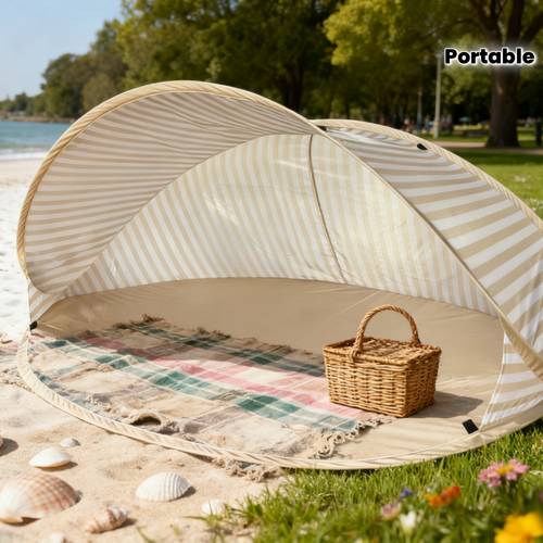 2 person beach tent with 2 second quick setup no assembly beach tent portable instant up sun shelter outdoor canopy suitable for picnics parks camping leisure