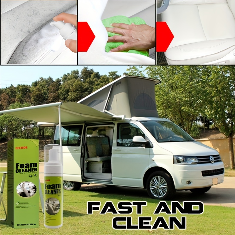Car Fabric Roof Interior Cleaning Product Washing-free Powerful Stain  Removal Safety Belt Seat Cleaner Car Wash Accessories