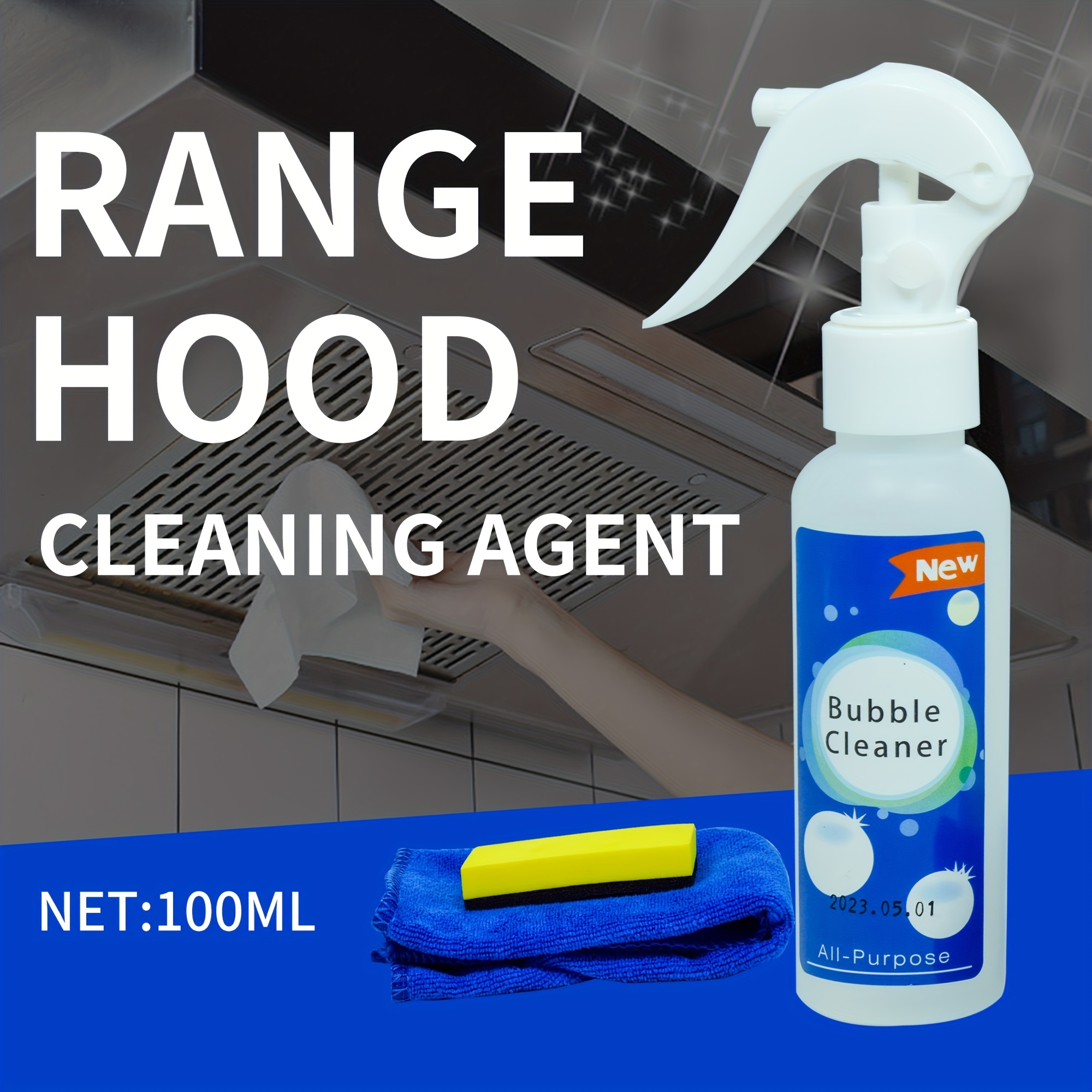 Foam Cleaner All Purpose Bubble Spray Cleaner Kitchen Form Bubble Cleaner  Rinse-Free All-Purpose Rust Stain Greasy Dirt Remover - AliExpress