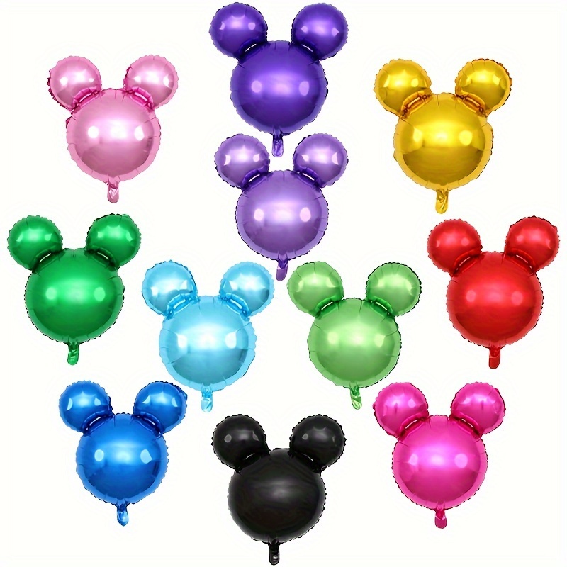  Decoraciones de fiesta de cumpleaños de mini ratón rojo, juego  de suministros de fiesta temática de Minnie para niñas con kit de guirnalda  de globos, fondo de fotografía de mini mouse