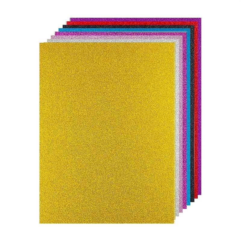 100 Sheets Metallic Colored Cardstock Paper, Assorted Colors for