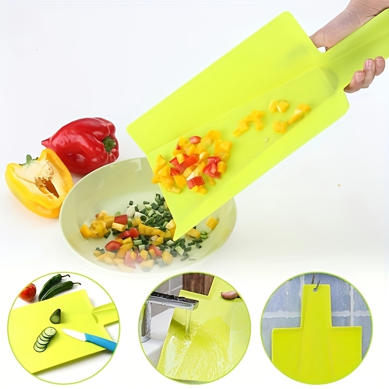 Green Cutting Board Household Cutting Plate Round Chopping Board Kitchen  Supplies Double-sided Anti-skid Pe - AliExpress