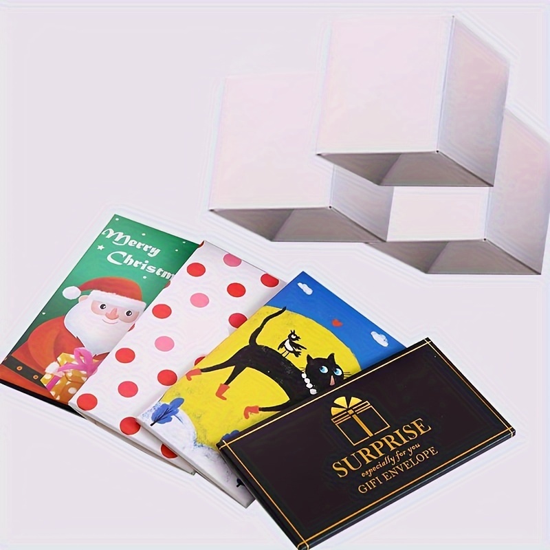 Nesting Gift Boxes Set Prank Gift Boxes Gift Wrap Boxes Surprise Box Small  Square Kraft Paper Box Inside Box Gift Set for Christmas Halloween Birthday