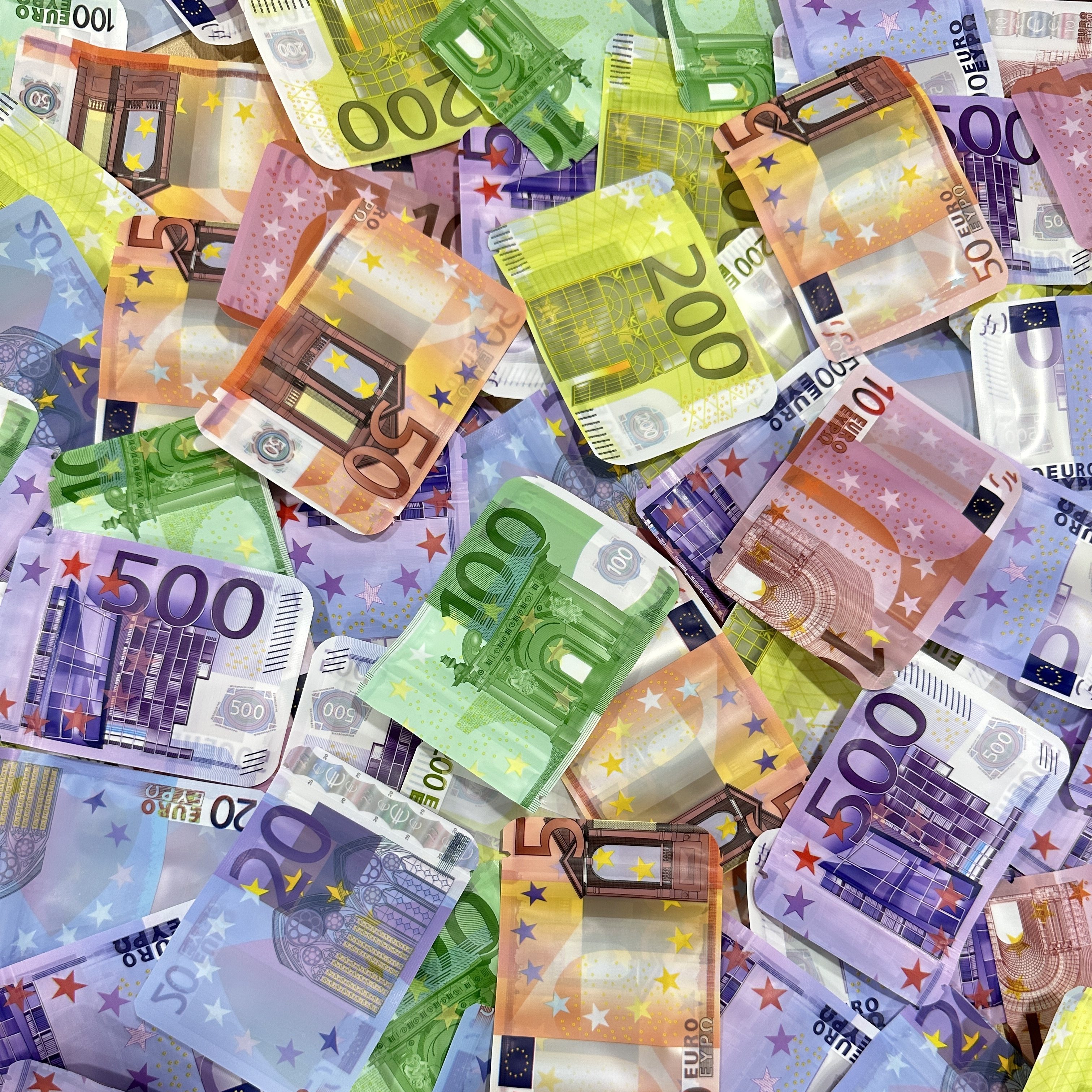 Jeu De Faux Billets Euro En Couleur, Collection D'argent En Papier, 5 10 20  50 100 200 500, 7 Pièces/lot - Billets En Or - AliExpress