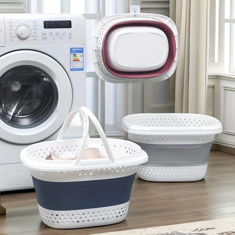 Foldable Laundry Basket Large Capacity Wall mounted Indoor - Temu