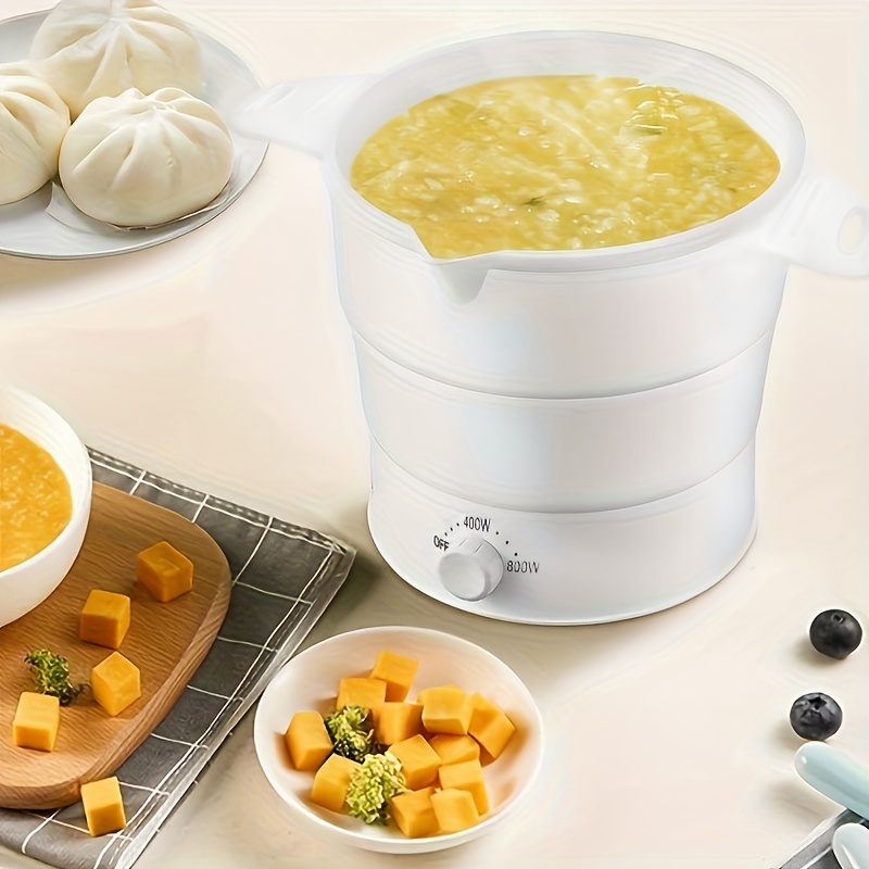 Foldable Electric Hot Pot Foldable Travel Heating Pot Collapsible