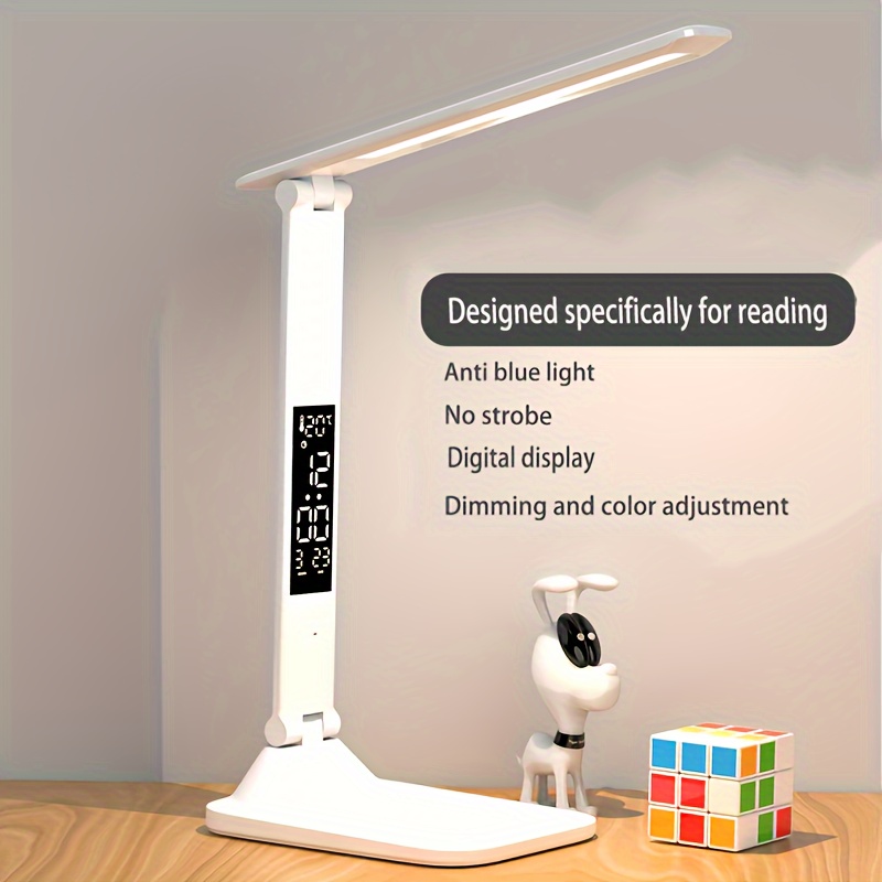 Lampe De Bureau LED Avec Contrôle Tactile, Lampe De Lecture Sans  Scintillement, 3 Modes De Couleur, Lampe De Table Pliable, Lampe De Lecture  Attentionnée Pour Le Bureau, La Maison, Le Dortoir, L'interface USB - Temu  France