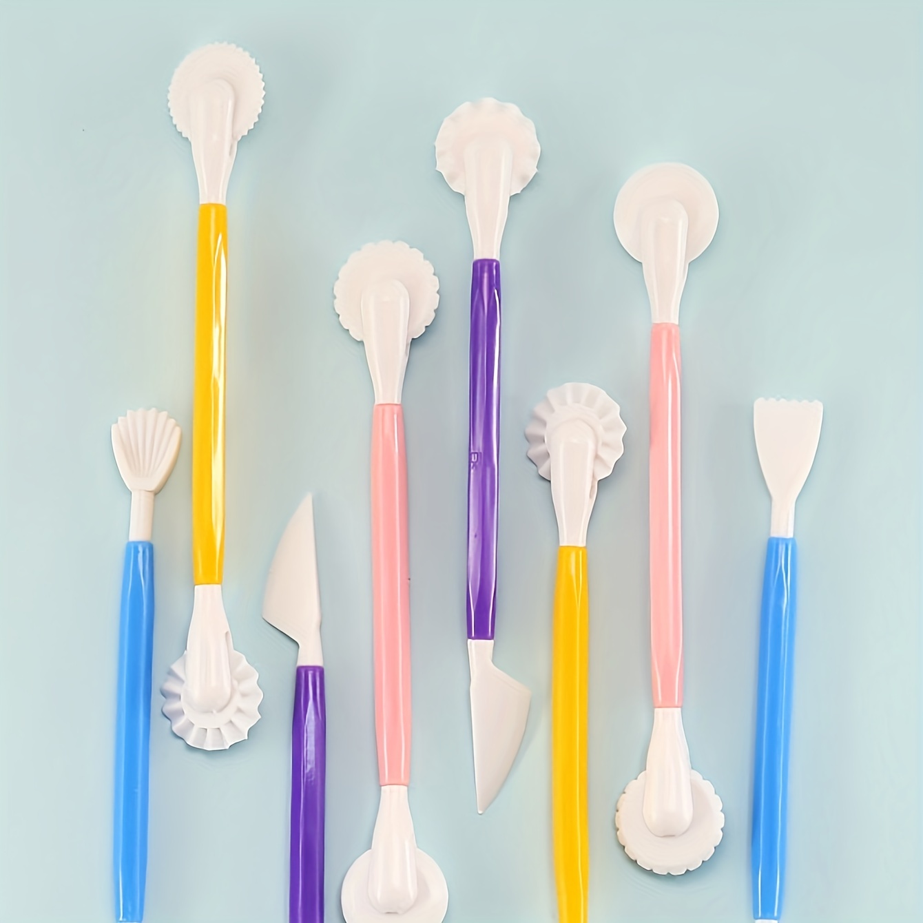 18 Pack Sugar Cookie Decorating Tools Royal Icing Tools Fondant Cake Candy Paint Brushes Cookie Supplies Fondant Gum Paste Sugar Scriber Needles for