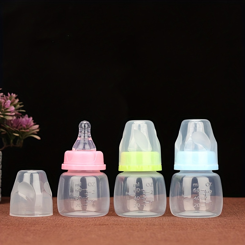 60ML Newborn Mini Feeding Nursing Bottle Safe Infant Nursing Nipple Milk  Bottles