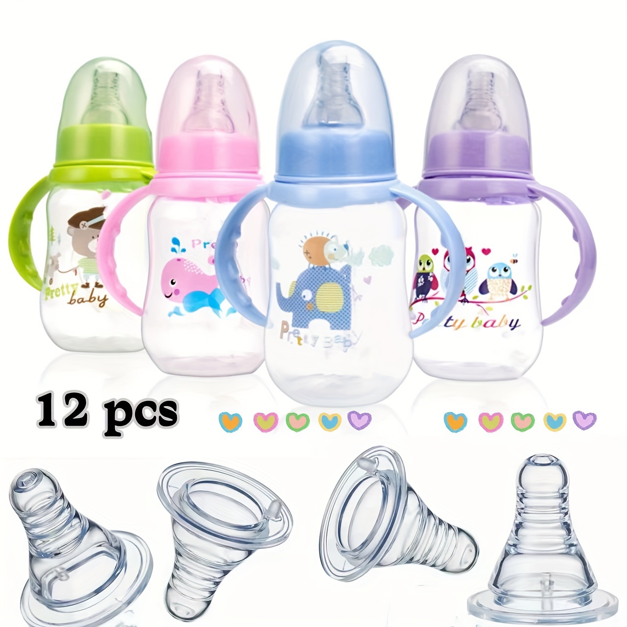 Super Family Newborn Feeding Bottle: Sippy Cup For Infant - Temu