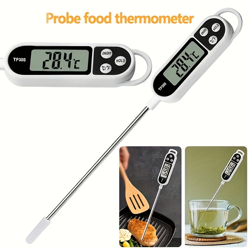 MOES Food Thermometer,Bluetooth Smart BBQ Thermometer,Food Grade Probe for  BBQ,Oven,Baking and Cooking