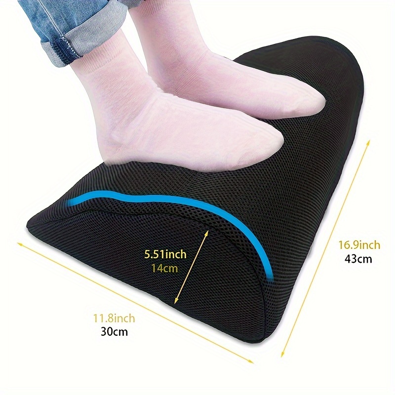 Memory Foam Foot Rest for Under Desk at Work,Office Desk Accessories,Foot  Stool for Office,Car,Home to Foot Support Relax Ankles - AliExpress