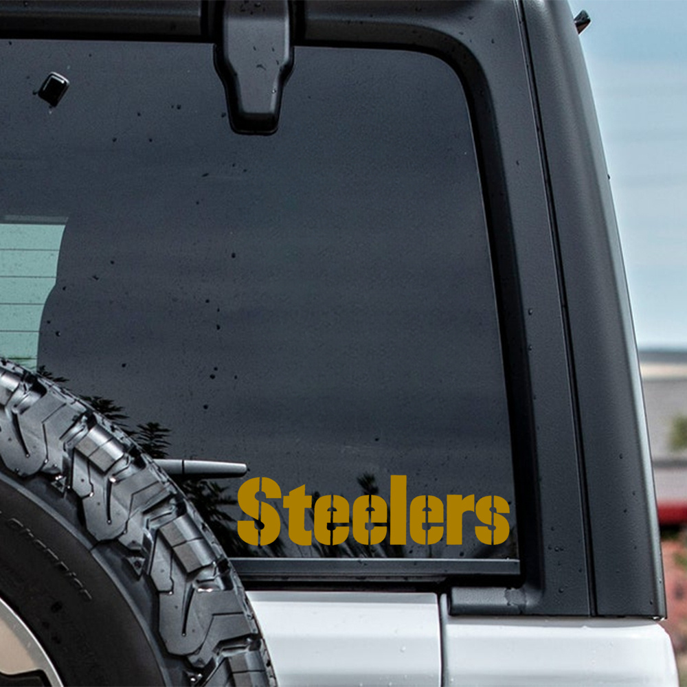 Pittsburgh Steelers Fan Decal for Yeti, Car, Truck, Tumbler, Water