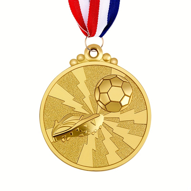  Medallas de fútbol para niños, 12 piezas de medalla de