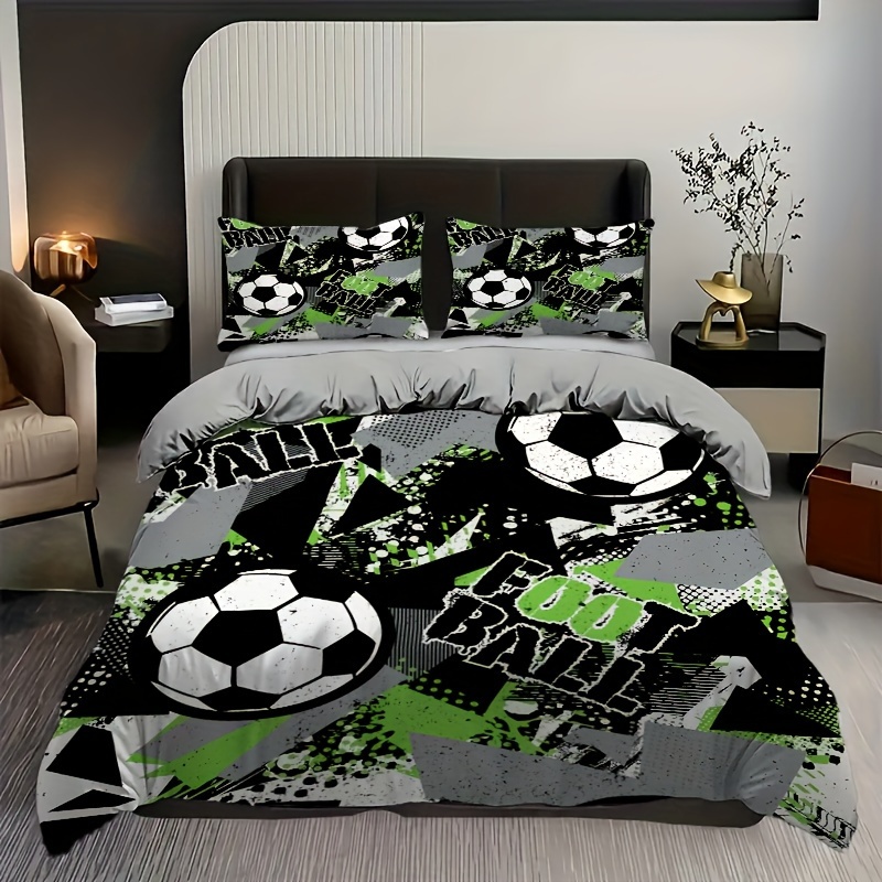 Funda Nordica Cama 90 Fútbol Americano Ropa de Cama 150x200, Ropa de Cama  de Microfibra Antialérgico, Fundas Nordice con 2 Funda de Almohada 50x75cm  : : Hogar y cocina