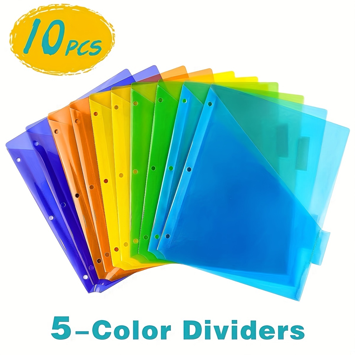 1 Inch Binder, 4 Pack - Multicolor