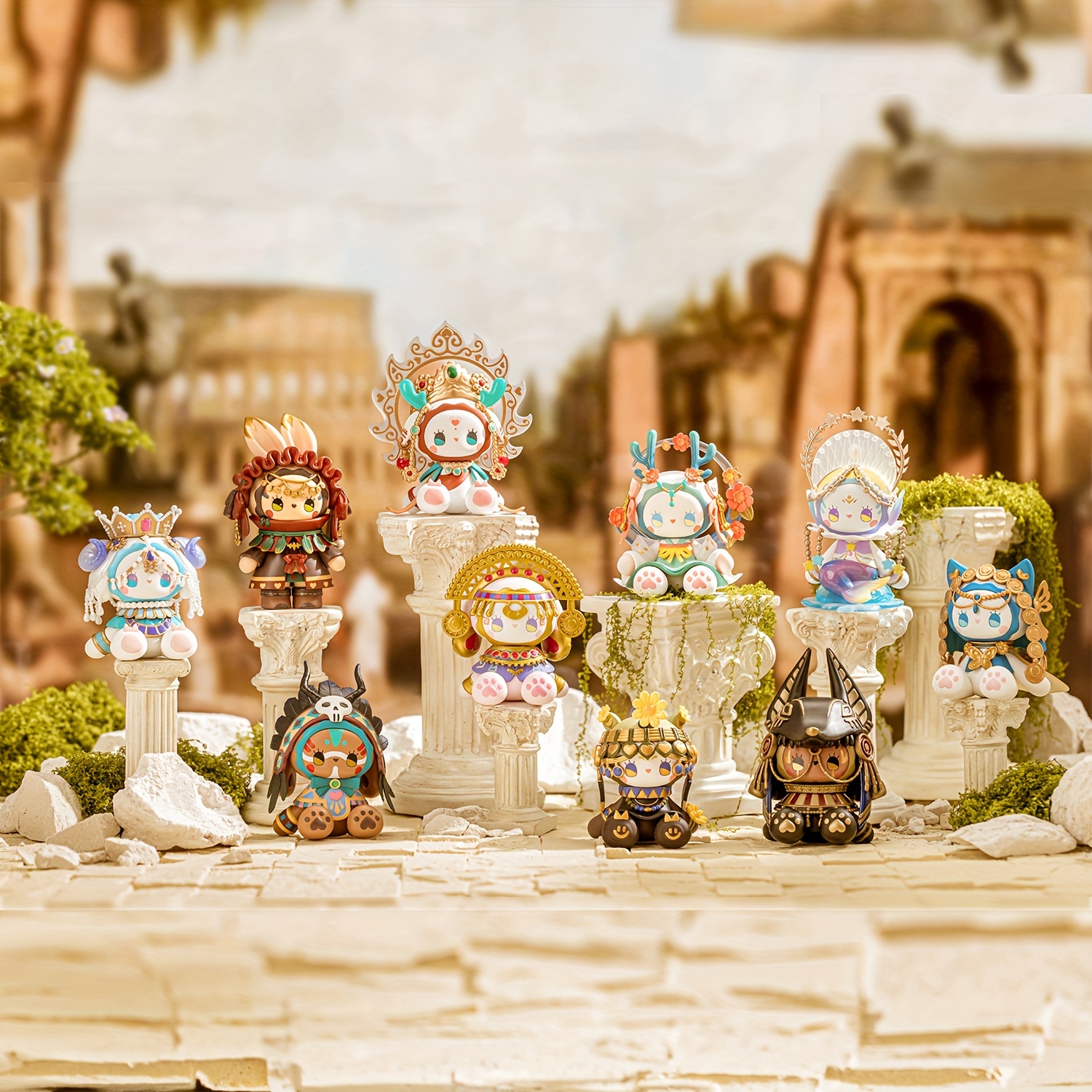 MJ STUDIO Alice Gift Series Blind Box 8PCS Blind Bag Random Collection Cute  Blind Box Figures Birthday Gifts