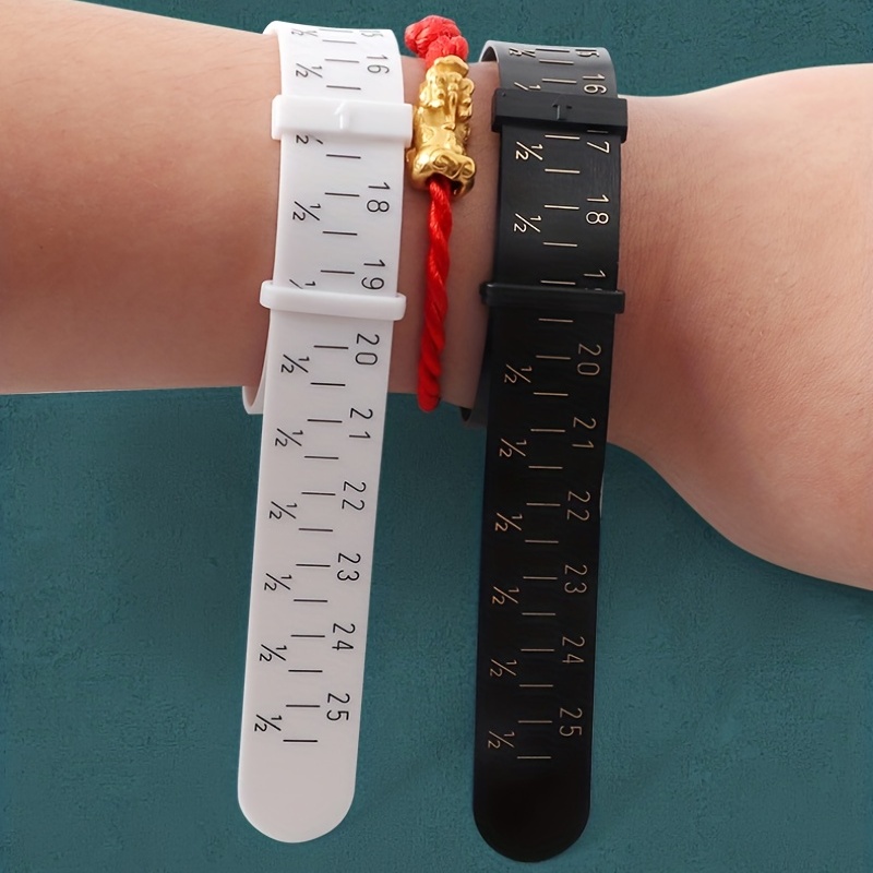 Reusable Bracelet Sizer, Adjustable Multisizer Tool, Flexible Plastic Wrist  Ruler 