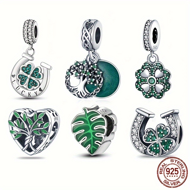 Acrylic Green Leaves Charm Flat Leaf Beads For Diy Handmade - Temu