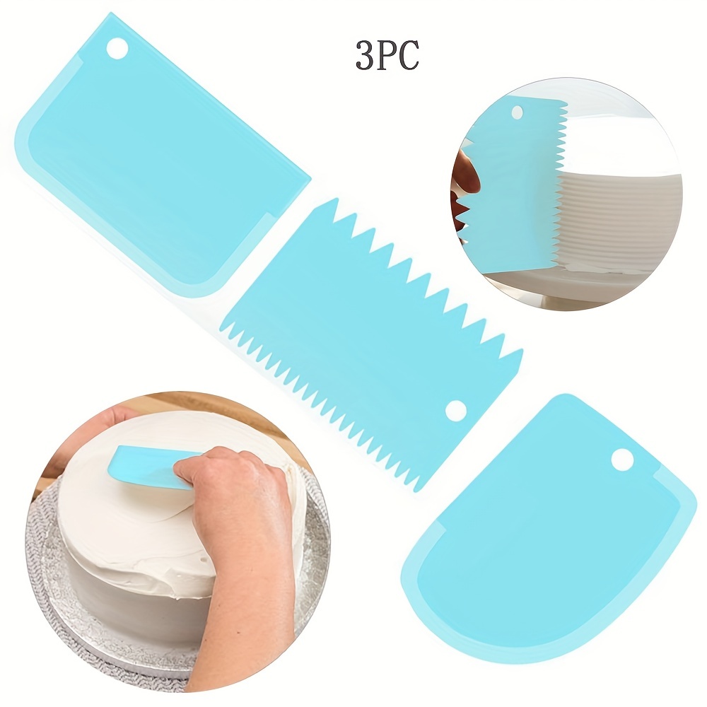 YOUTHINK Cake Scraping Plate, Cream Scraper Baking Supplies For Kitchen  Home Bakery For People For Making Cakes Pizzas For Fondant Cakes Mousse  Cakes 