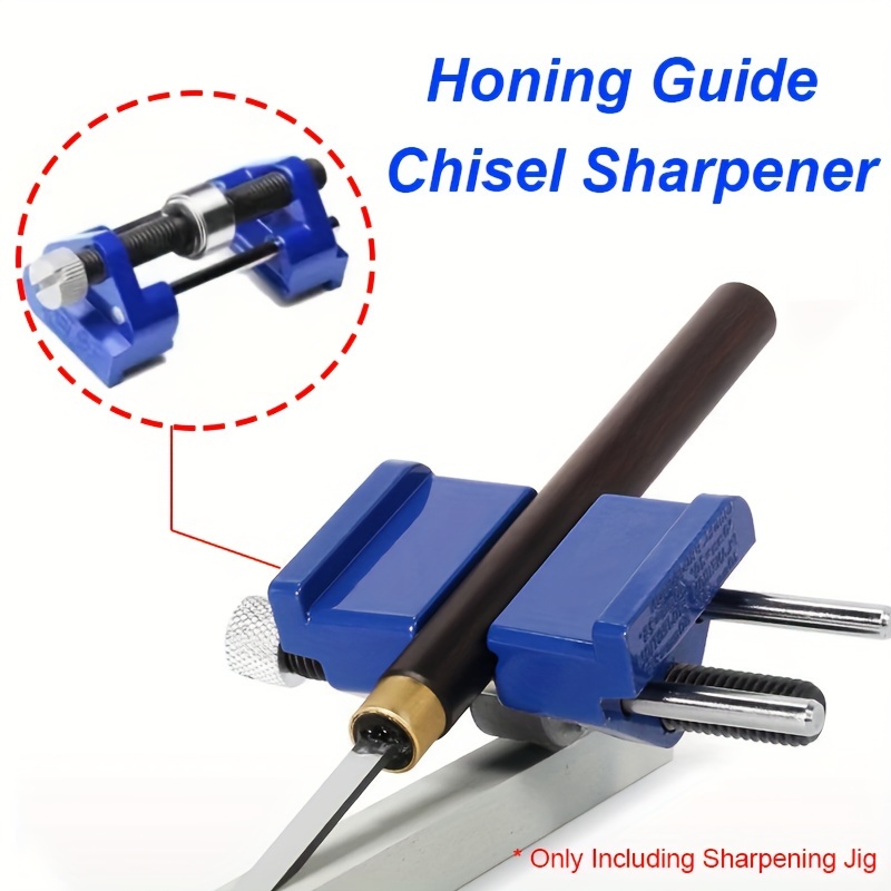  Honing Guide System Chisel Sharpening Kit Aluminum Alloy  Multifunctional Grinding Angle Clamping Range Adjustable Honing Guide Tool  for Woodworking Chisels and Planes Chisel Sharpener Holder Guide : Tools &  Home Improvement
