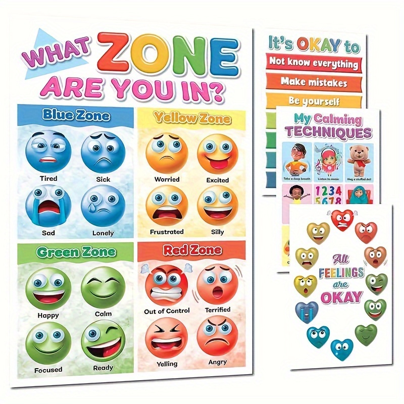 Facial Expression Flash Cards Plastic Sealed Waterproof - Temu