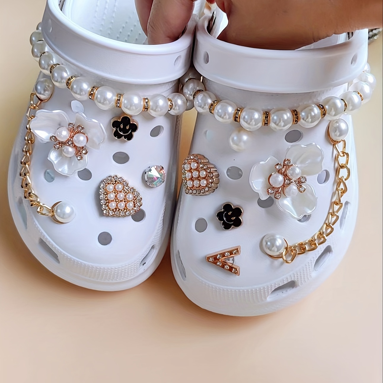 Croc Charms Pearls - Temu Japan