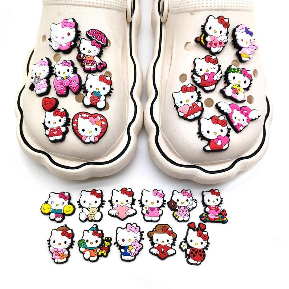 12pcs Anime One Piece Shoes Charms Shoe Decoration For Diy Croc