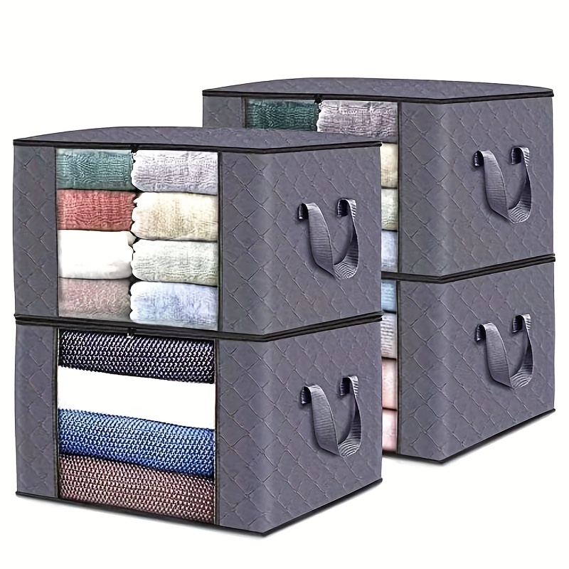 Moth Proof Sweater Storage Bags Room Storage And Organization Storage Bag  Large Capacity Folding Clothes Portable Wardrobe Sorting Clothes Storage  Box