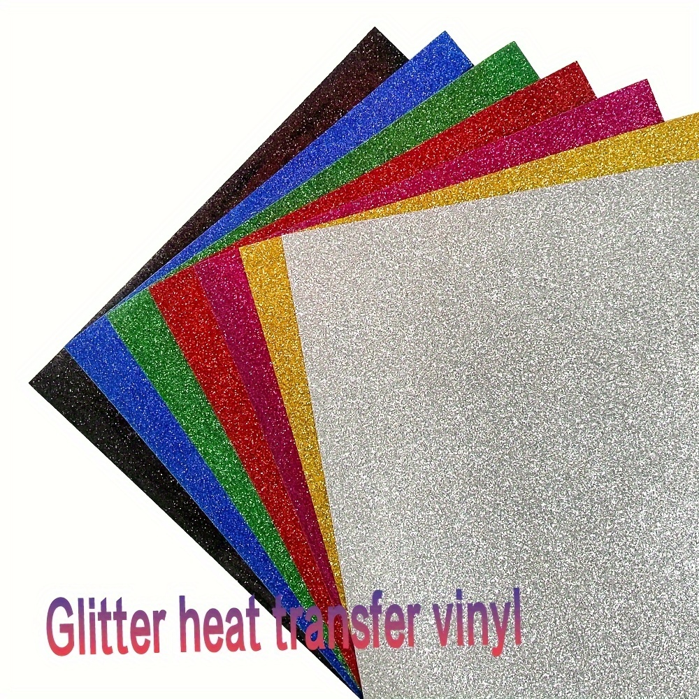 Glitter Htv Heat Transfer Vinyl Iron On Vinyl For T shirt - Temu Italy