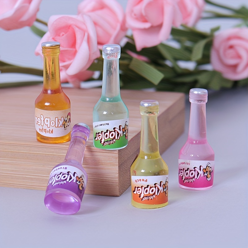 10pcs Mini Bouteilles Liqueur En Résine Décorations Jouets - Temu France