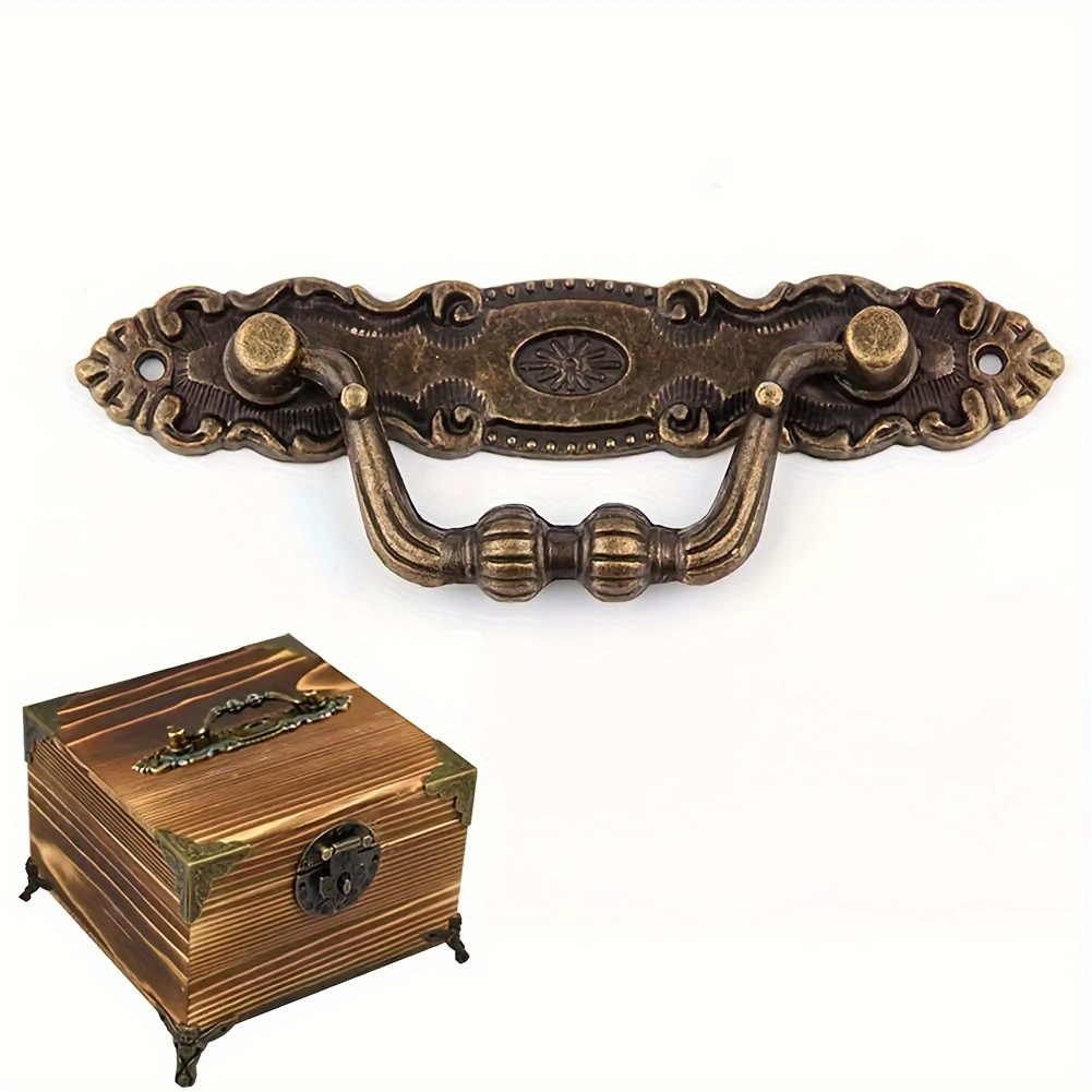 Vintage Style Drop Bail Pulls Antique Bronze Swing Drawer - Temu