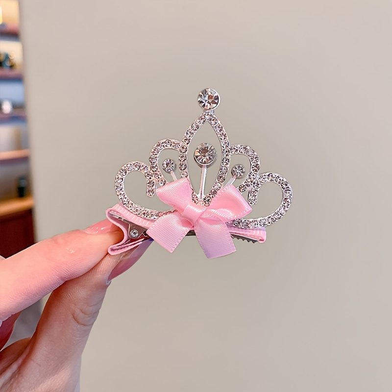 Elegant Crown Hairpin High Ponytail Fixed Crown Hair Clip - Temu