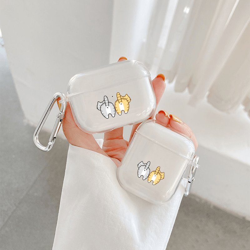 Lucky Cat Earphone Cases for AirPods Case Cute For Airpods 2 Pro Earpods  Cover Soft Silicone Headphone Case Cover Funda