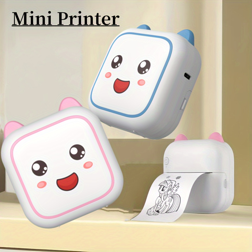 Mini Impresora Térmica Portátil Gadgets & Fun via bluetooth imprime  Inalámbricamente 200dpi ideal para smartphone