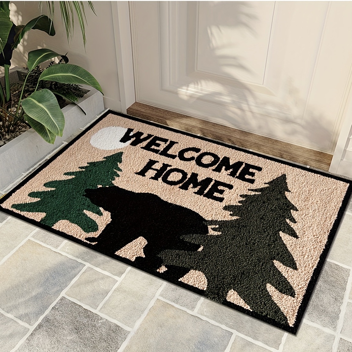 Rectangular Entrance Welcome Rug Doormat For Indoor - Temu