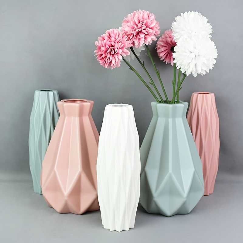 1pc Design Geometrico Hollow Flower Vase Moderno Vaso - Temu