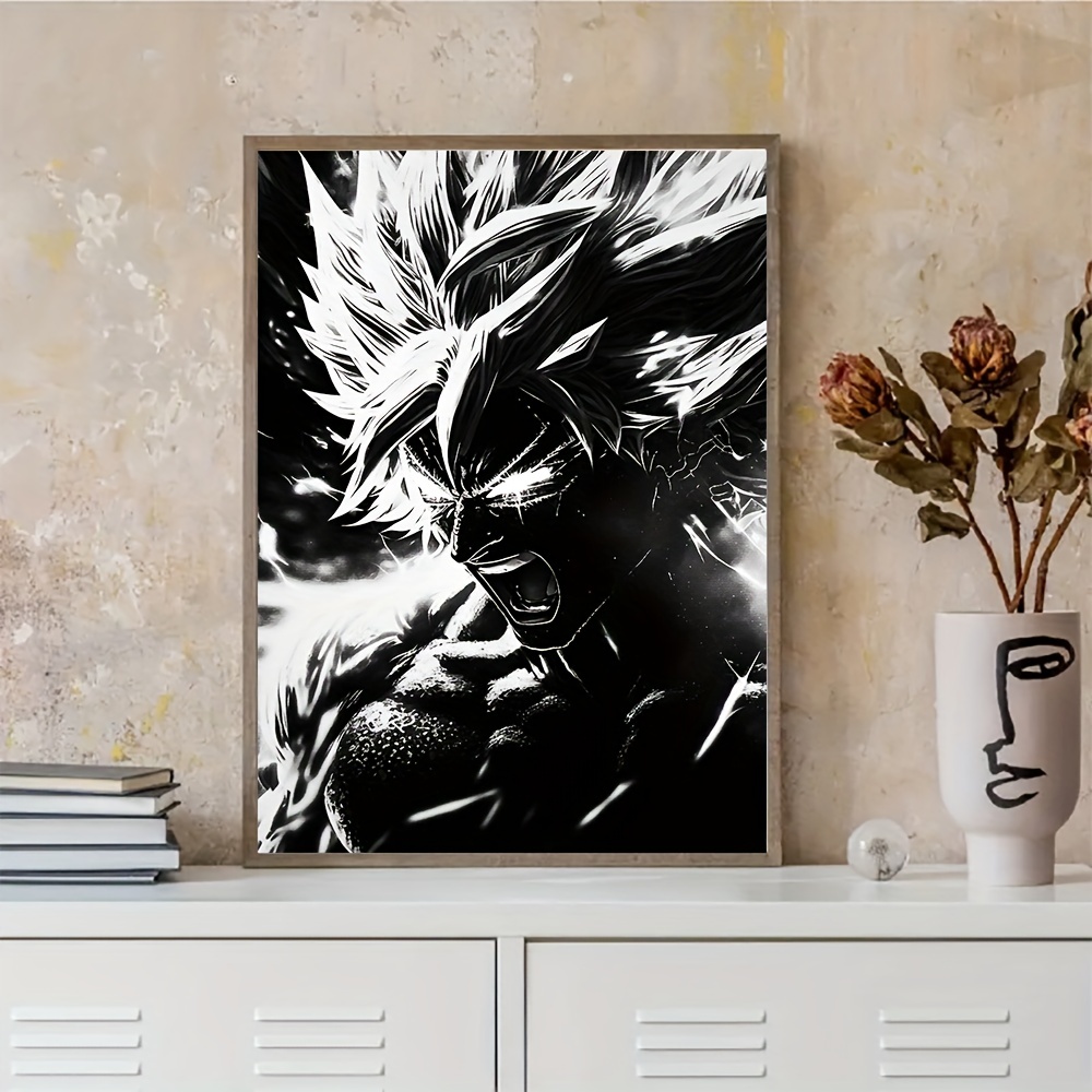 Vintage Posters Peripheral Anime Dragon Ball Z Picture Art Black