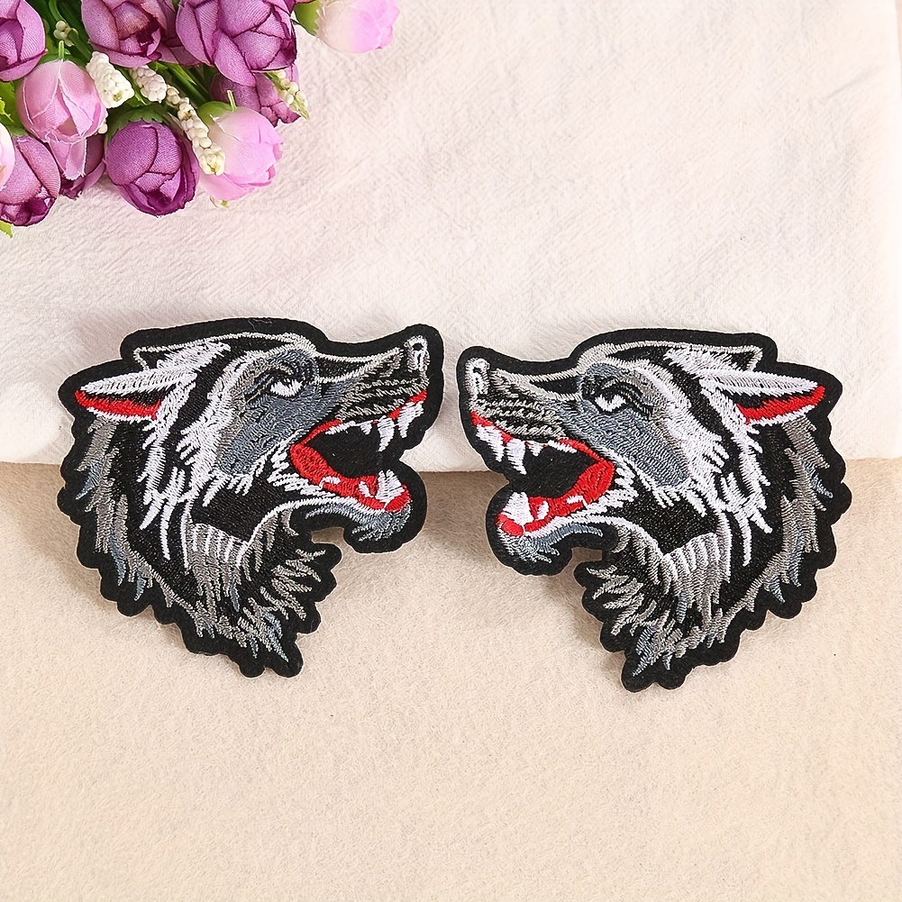 U-Sky Sew or Iron on Patches, 2pcs I Want to Leave Design Patches for  Clothing, Round Iron Patches for Backpacks, Black Patches for Covering  Logo