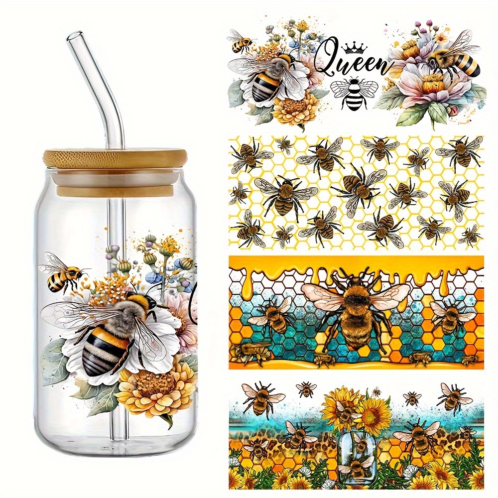 Small Bee Decorative Stickers Three dimensional Double layer - Temu