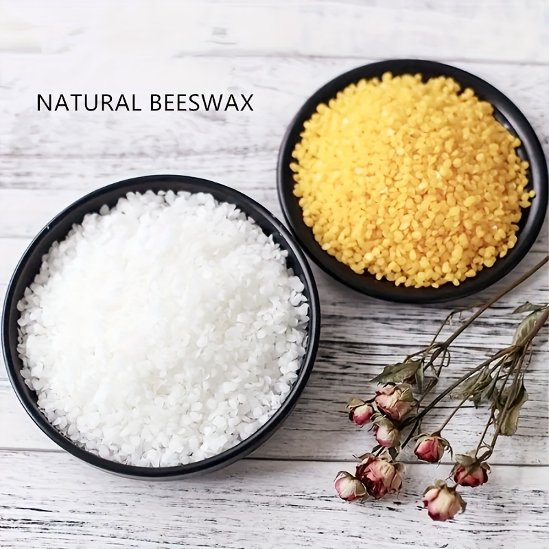 30g, 50g, 100g 100% Natural White Beeswax Pellets for Skin Products,  Candles and More 