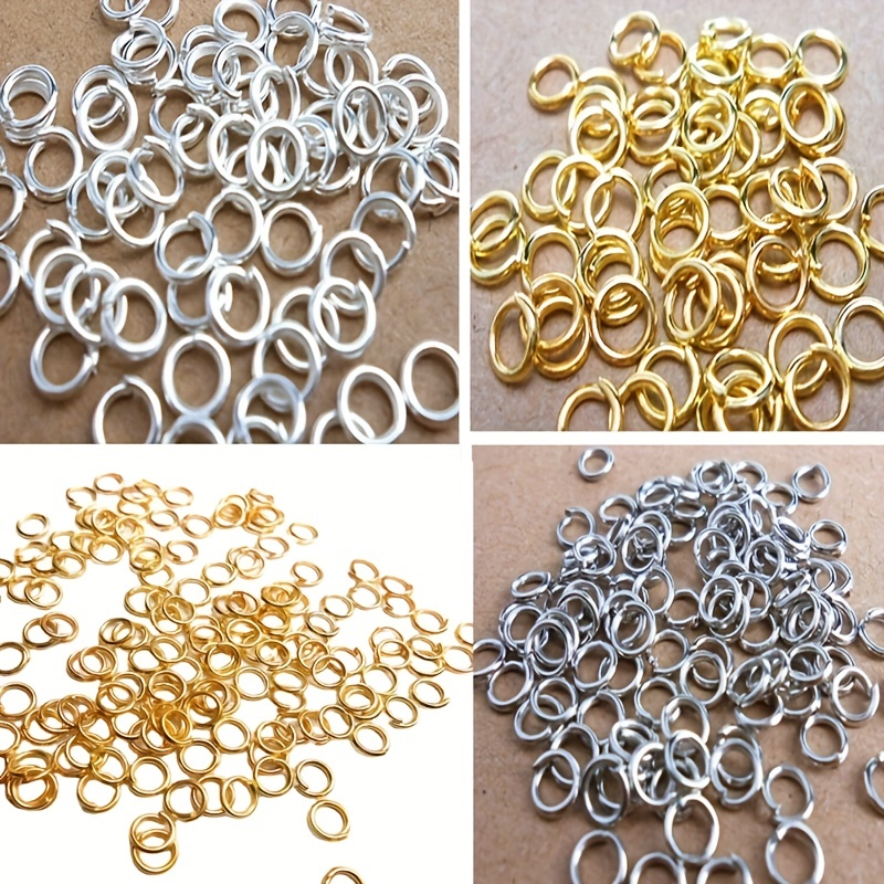 1000 Pcs 3mm Open Jump Rings Gold Plated Jump Rings for Jewelry Making Iron  Made Jump Rings Bulk for DIY Craft Earring Necklace Bracelet Pendant