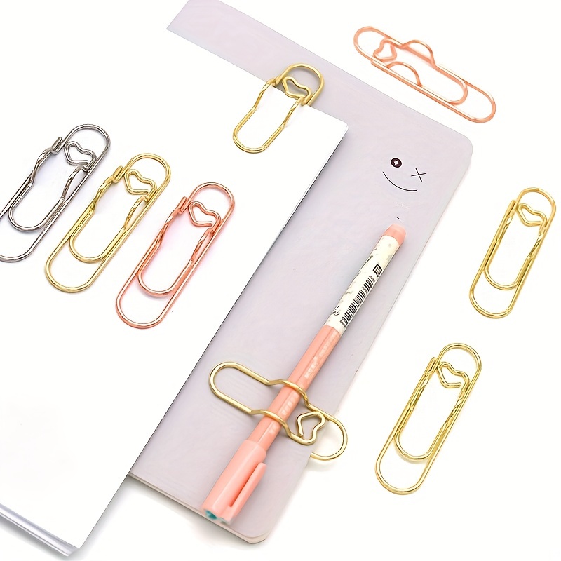 Pen Holder Clip Gold Pen Loop Planner Decor Functional Planner