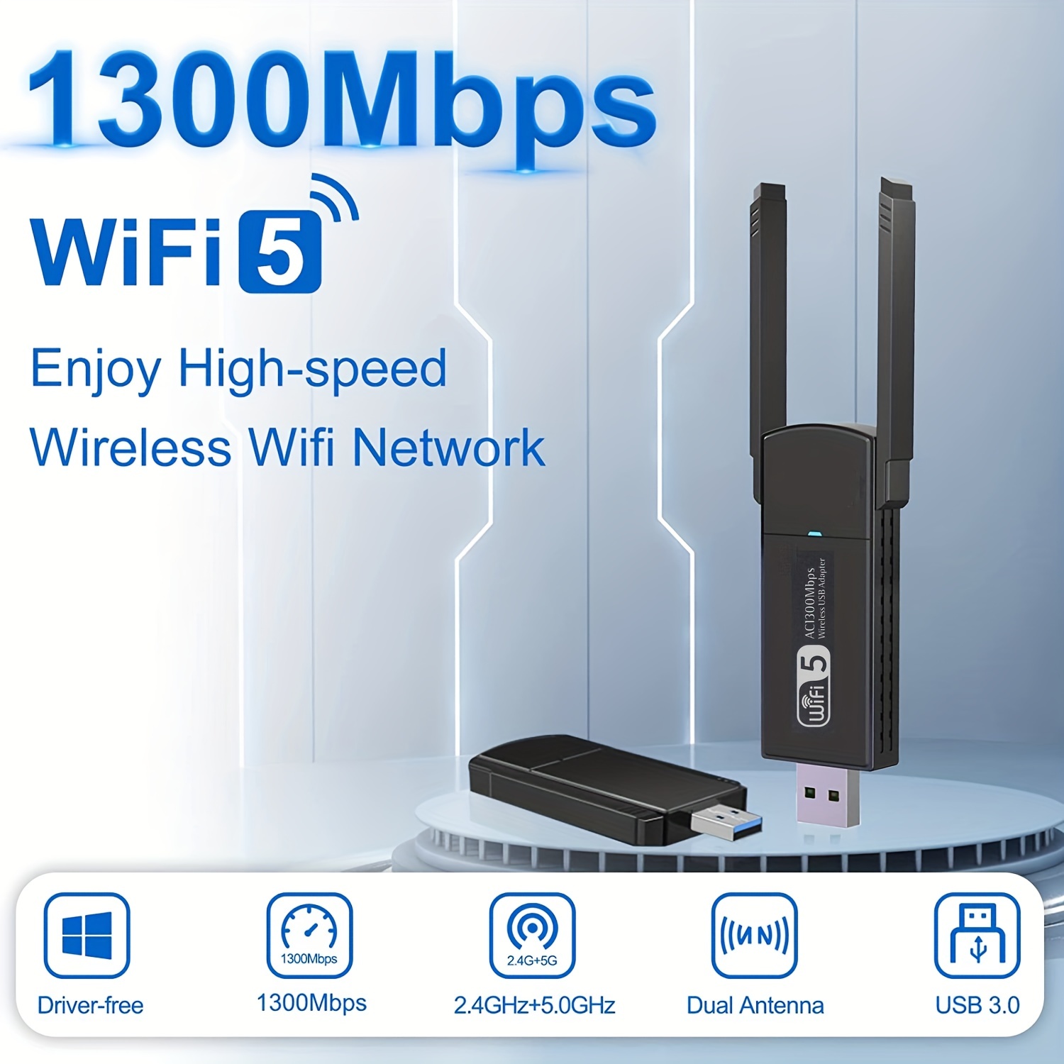 Adaptateur WiFi sans fil USB universel 300Mbps Port RJ-45 Ethernet Pont  réseau répéteur Client pour
