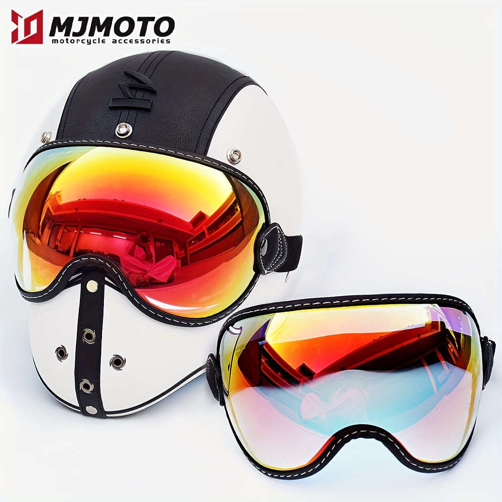 Casco Airsoft MH Style Fast Tactical con gafas de visera (negro)