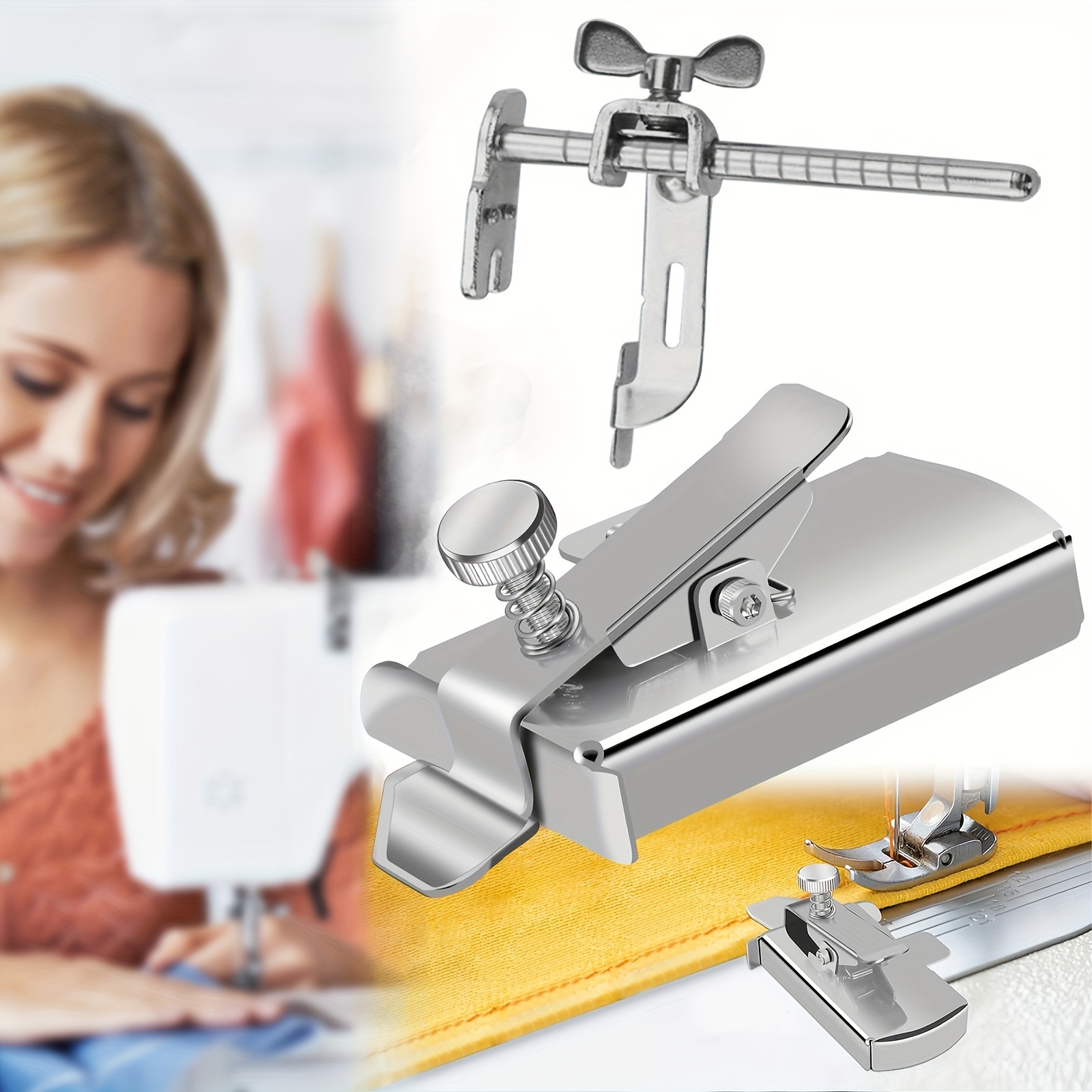 Guida per cucire magnetica Accessori per cucire, Guida per cucire diritta  per macchina da cucire, Guide per cucire in acciaio inossidabile, 4 PZ