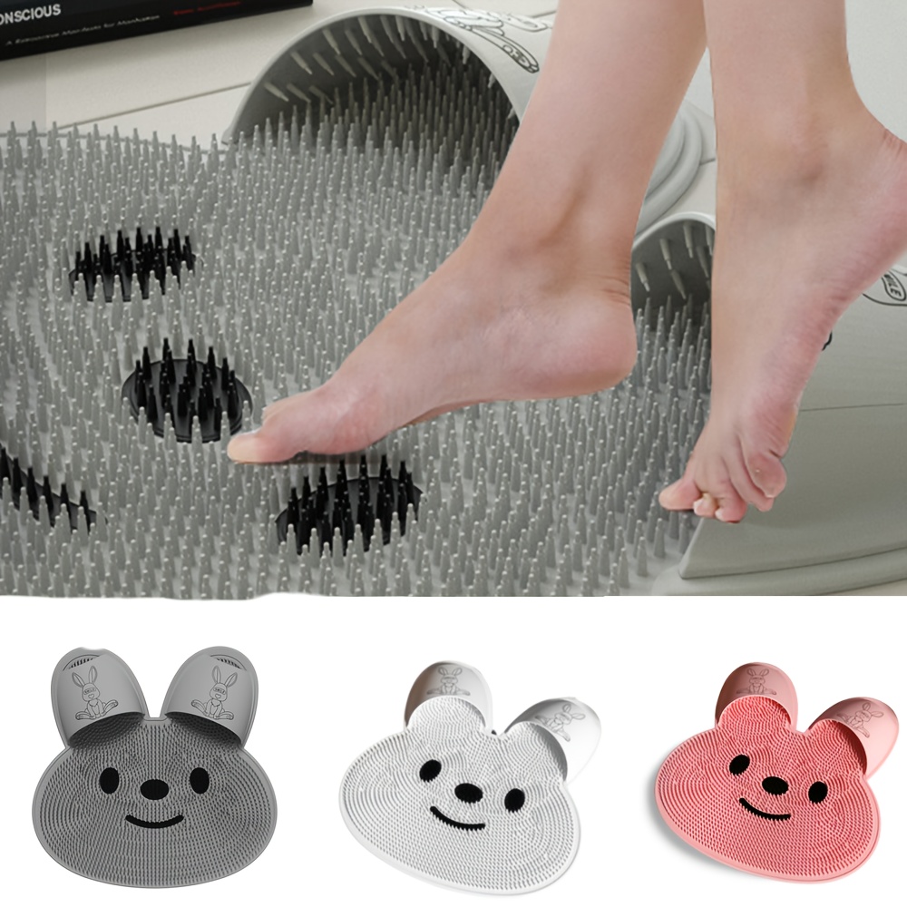 1pc Bath Exfoliating Pad Bathroom Washing Pad Shower Foot Scrubber Mat Shower  Cleaning Tools